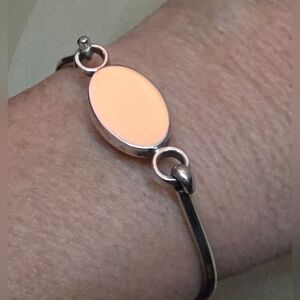 STERLING SILVER BRACELET 16.84 GRAMS FITS 7 IN WRIST